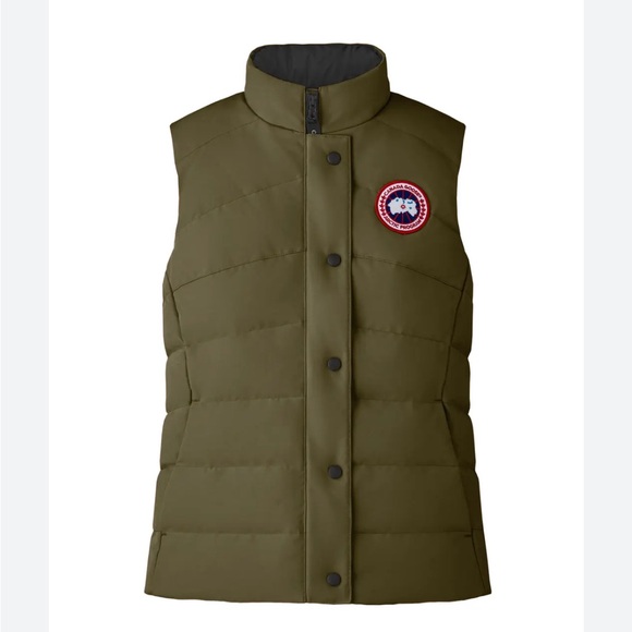 NEW NWT Canada Goose Women’s Freestyle Vest Green - Picture 1 of 5